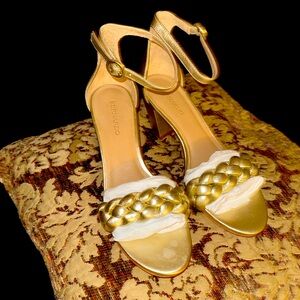 Bernardo Bethany Champagne Heels